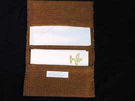 Hand-woven stationary folder with totem notecards