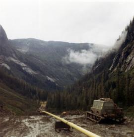 Pacific Northern Gas pipeline construction site