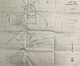 Aleza Lake Research Forest (annotated to show proposed culverts and roadside brushing)