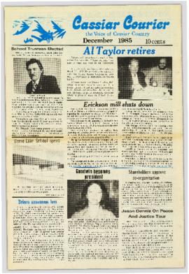 Cassiar Courier - December 1985