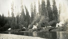 Camp on Little Salmon River