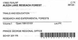 Aleza Lake Research Forest - Trails & Education