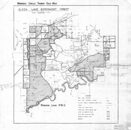 Aleza Lake Experiment Forest Working Circle Timber Sale Map