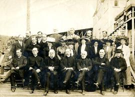 Archdeacon W.H. Collison and son Rev. W.E. Collison in Synod of the Anglican Church at Prince Rup...