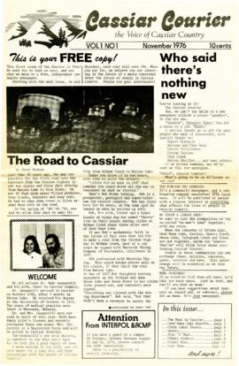 Cassiar Courier - November 1976