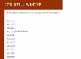 "It's Still Winter" eJournal Collection