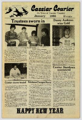 Cassiar Courier - January 1986