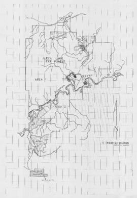 Aleza Lake Experiment Forest outline map