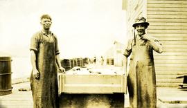 Chinese cannery workers at Nass Harbour Cannery