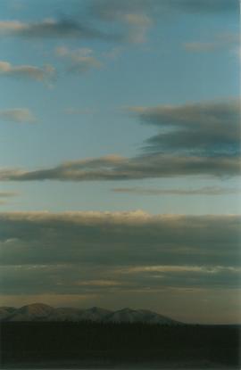 Richardson Mts at dusk, Dempster Hwy - 06
