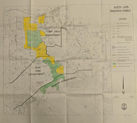 Aleza Lake Research Forest annotated to show natural forest and old-growth emphasis areas