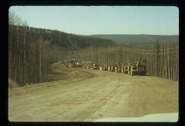 A Road in Tumbler Ridge - Construction Vehicles