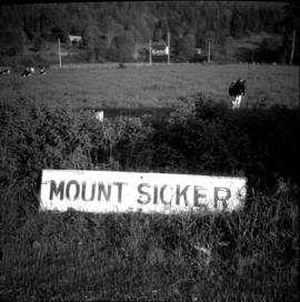 CPR "Mount Sicker" signboard