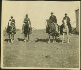 Four North-West Mounted Police Officers