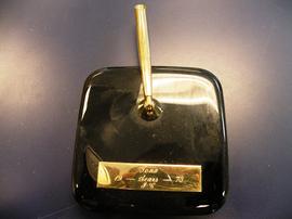 Pen holder with etched "Iona" nameplate