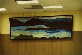 Queen Charlotte City community hall tapestry "Natures Panorama"