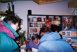 Justa Monk Autographing at Mosquito Books, Prince George, BC