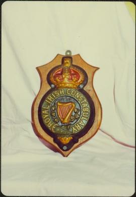 Royal Irish Constabulary wall plaque