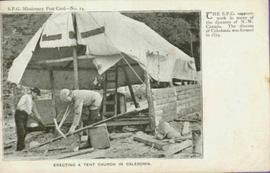 Construction of Tent Church in Caledonia