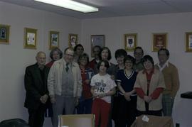 Iona Campagnolo with Masset Liberals meeting at the Lions Club in Masset