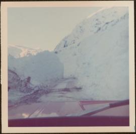 Snow along Highway 16 and the Skeena, ca. 1976