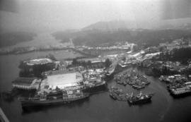 Aerial view of Prince Rupert harbour