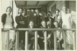 Group photo of the entire non-aboriginal female population in Port Simpson