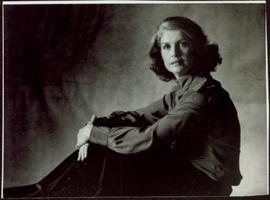 CBC Publicity Photos - Iona Campagnolo with hands folded on her knees