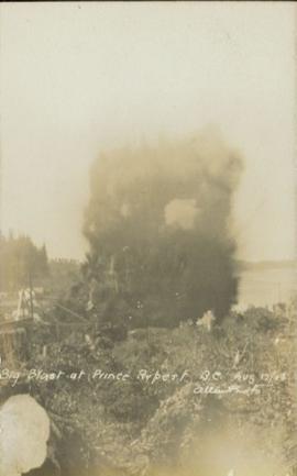 Big blast at Prince Rupert 17 Aug 1908