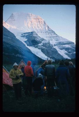 Camp and Mt. Robson