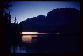 Carp Lake - Rain Cloud and Boat