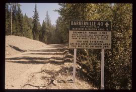 Keithley Creek - Road to Barkerville