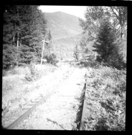 Existing south end of Rosebury to Nakusp branch