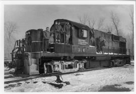 British Columbia Railroad Engine Number 586