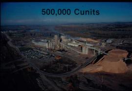 Original Construction - Graphic presentation slide: "500,00 Units"