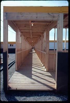 Pulpmill - Expansion Project - Pulp mill construction -  wooden walkway protective structure
