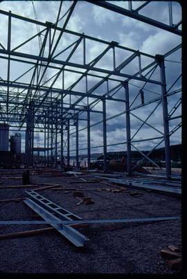 Pulpmill - Expansion Project - Steel erection- machine room