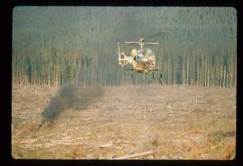 Woods Division - Fire - Helicopter with fire ignition device