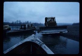 Woods Division - Riverboat Operations - Pulling boats out