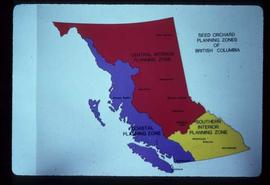 Woods Division - Maps - Seed Orchard Planning Zones of British Columbia