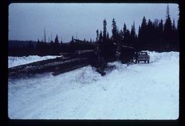 Woods Division - Misc. Equipment & Shows - Logging truck accident