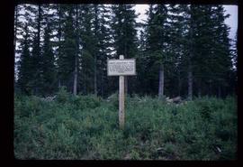 Reforestation - New Forest - Forest management trail sign