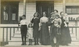 Rectory and Rev. McCullah and family at Aiyansh