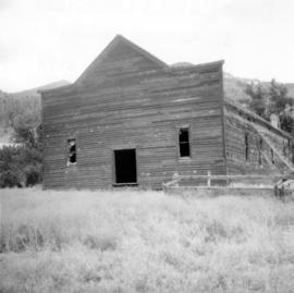 Former dance hall, now barn in Keremeos