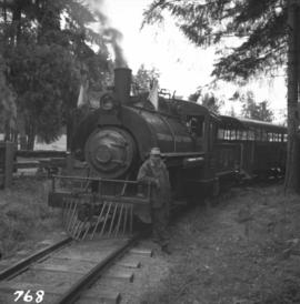 Locomotive #25 at the Cowichan Valley Forest Museum