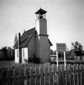 Church built in 1876 in Nicola, B.C.