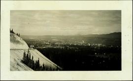 View of Whitehorse and Alaska Highway from Barracks