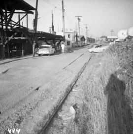 Old Coal Harbour extension of C.P.R. line