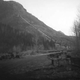 Abandoned coal mine east of Fernie, BC