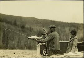 Fishing at Stuart Lake, BC